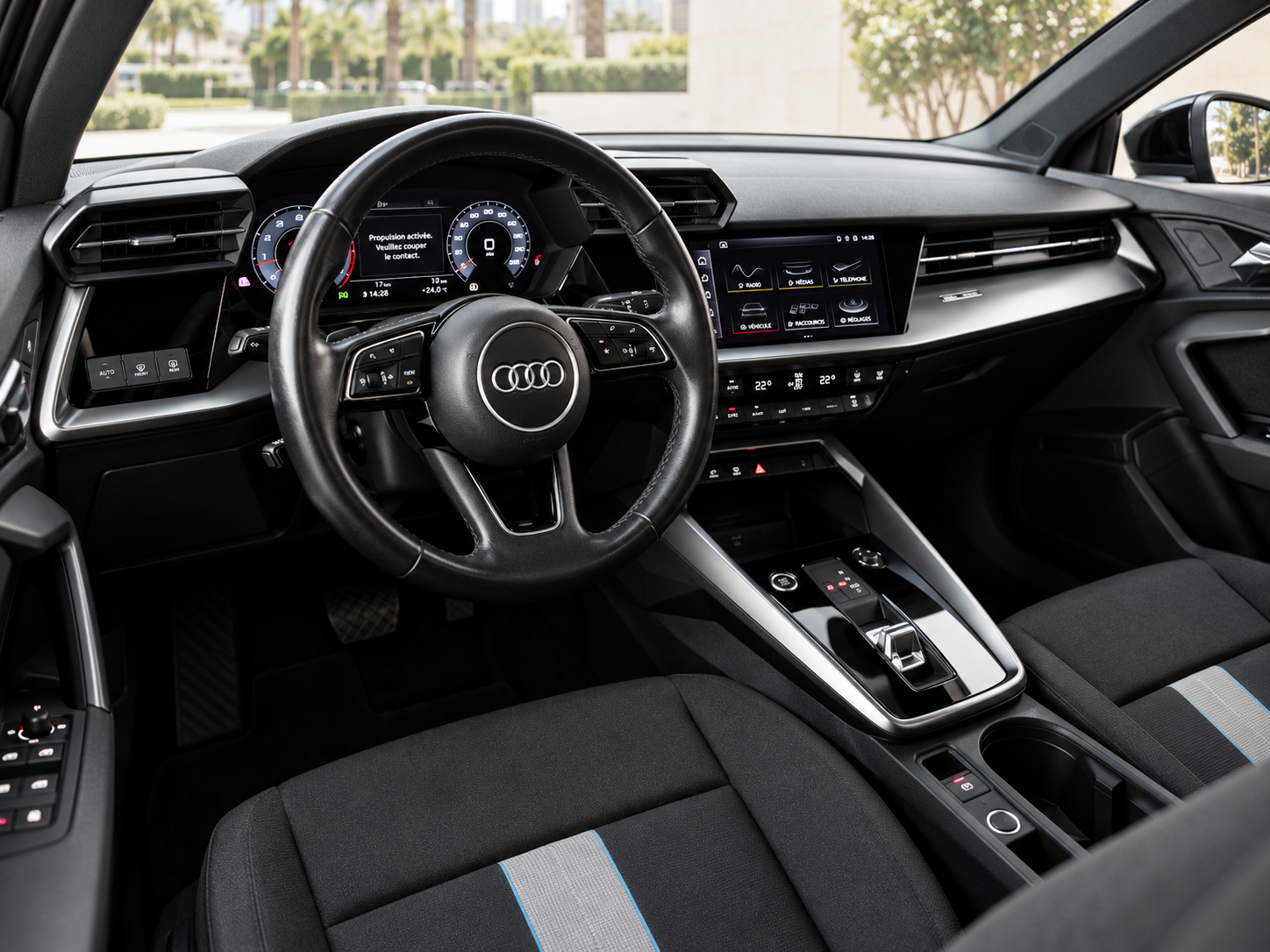 Audi A3 35 TFSI 2023 Noir — miniature 7